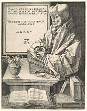 Erasmus von Rotterdam (Kupferstich: A. Dürer (1526))